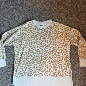 Aerie Cream Ribbed Sweater